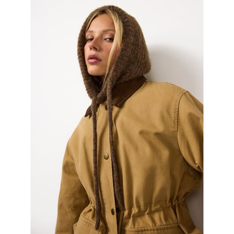 Brown Knitted Balaclava One Size