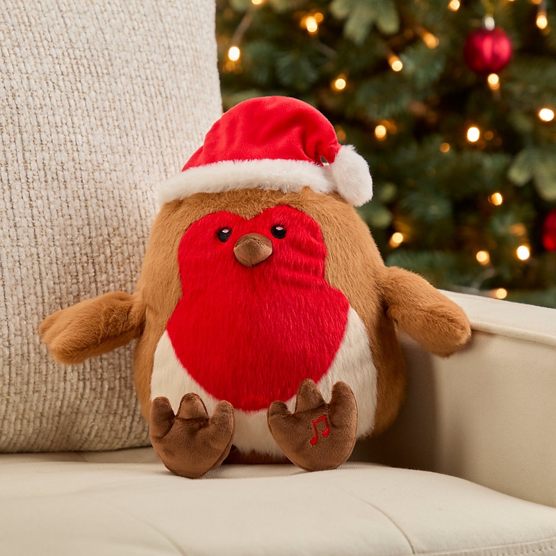 Rocking Brown & Red Robin bird