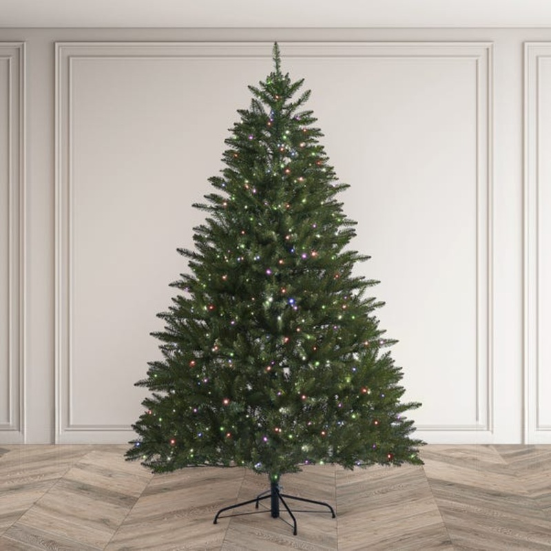 6.5ft Pre-Lit Glenmore Spruce Christmas Tree