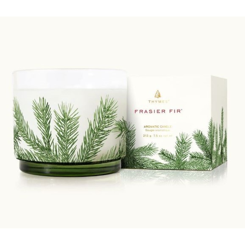 Thymes Frasier Fir Small Pine Needle Luminary, 7.5oz