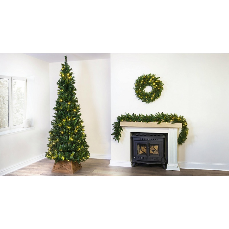 The 6ft Pre-Lit Pop Up Tree with Warm White Lights