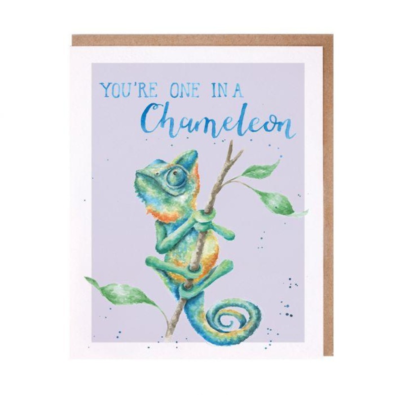 'One in a Chameleon'  Greeting Card