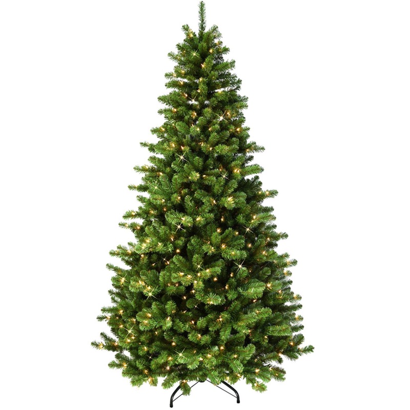 Puleo International 7-1/2 ft. Full Incandescent 550 ct Vermont Spruce Christmas Tree