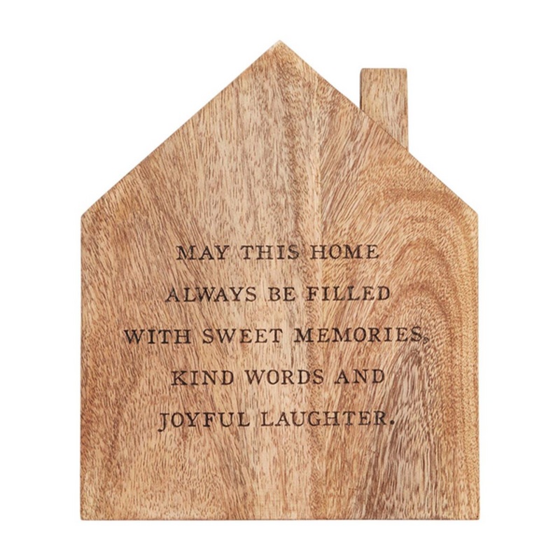 "May This Home" Wooden Trivet