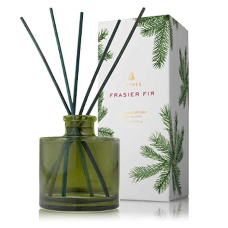 Thymes Frasier Fir Heritage Petite Green Reed Diffuser 4.0 Fluid oz.