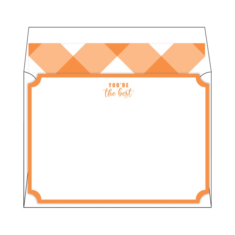 You're the Best Flat Note Stationery