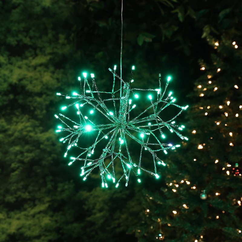 Alpine Hanging Snowflake 10 in. Porch Decor