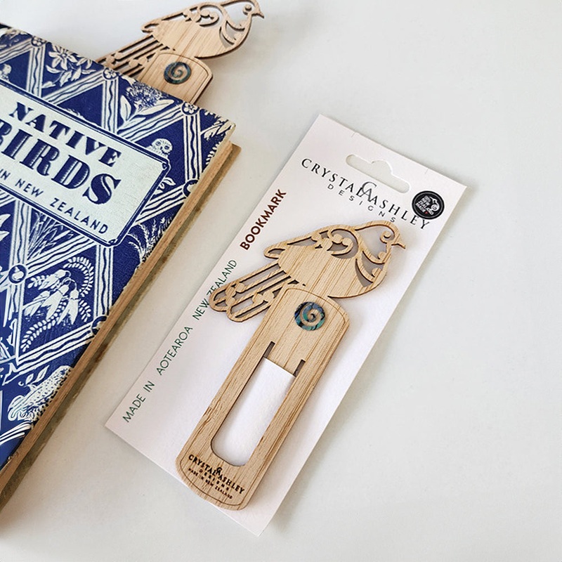 Wooden 'Kereru' Bookmark