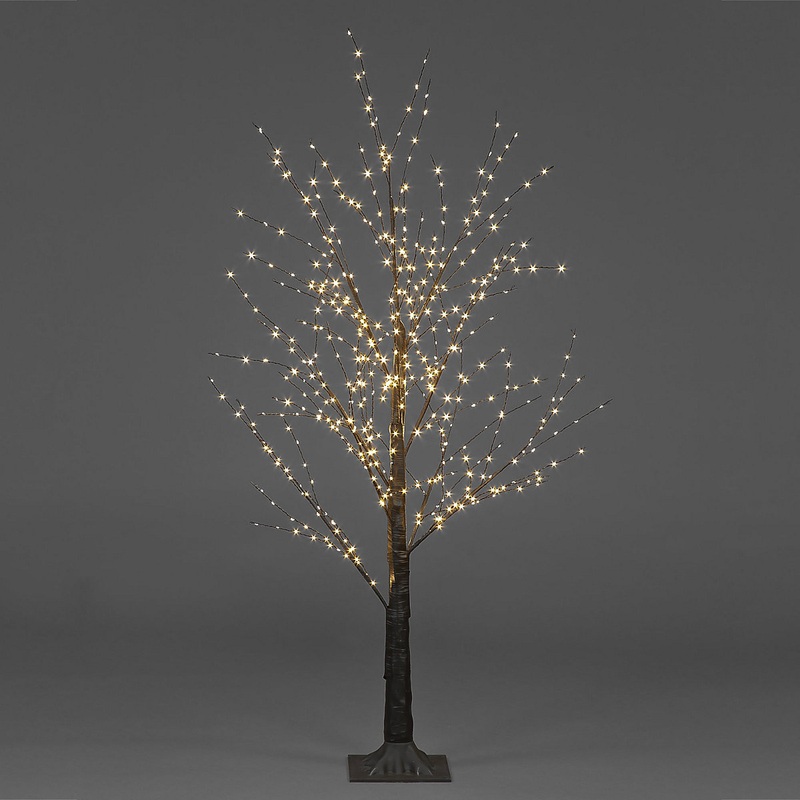 Snowtime 4ft / 120cm Black Modelling Micro Dot Tree with 500 Warm White LEDs