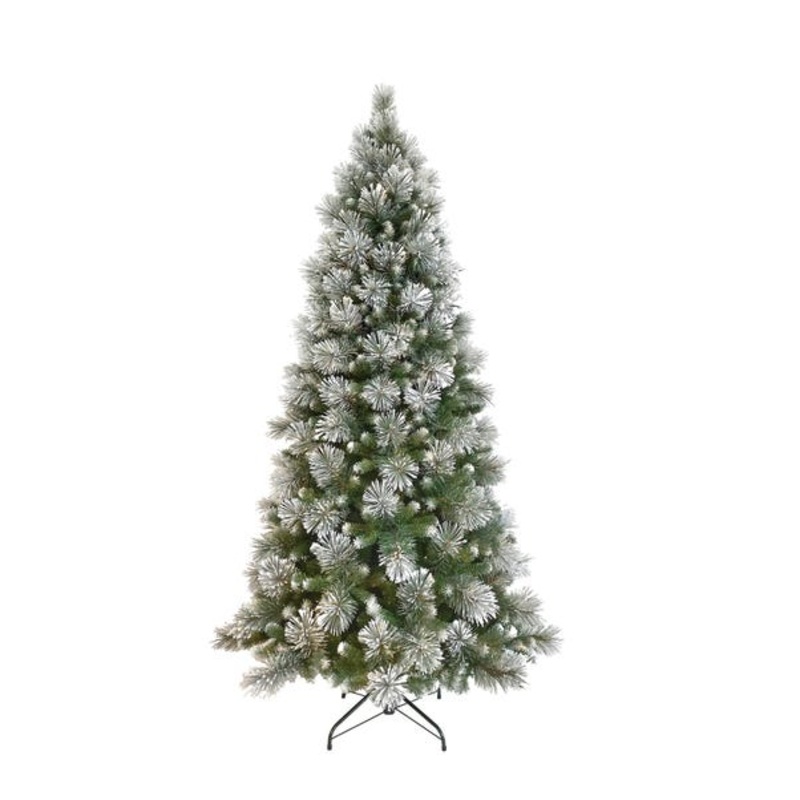 6.5ft Iced Pine Christmas Tree