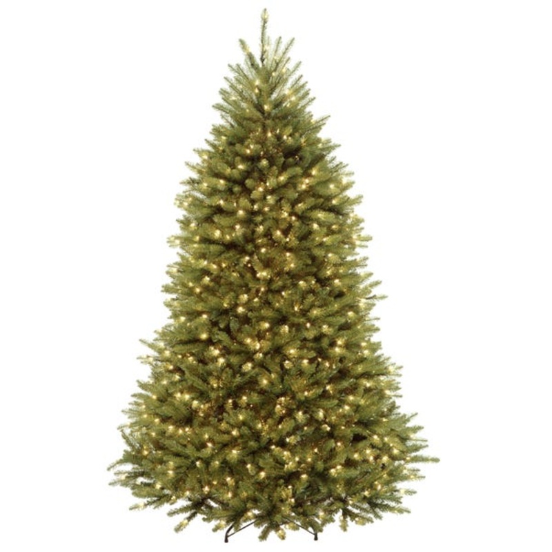 6.5ft Pre-Lit 500 LED Dunhill Fir Christmas Tree