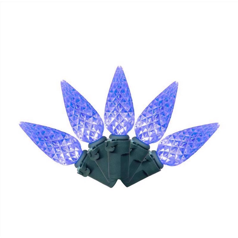 Celebrations Classic LED C6 Warm White 100 ct String Christmas Lights 24.75 ft.