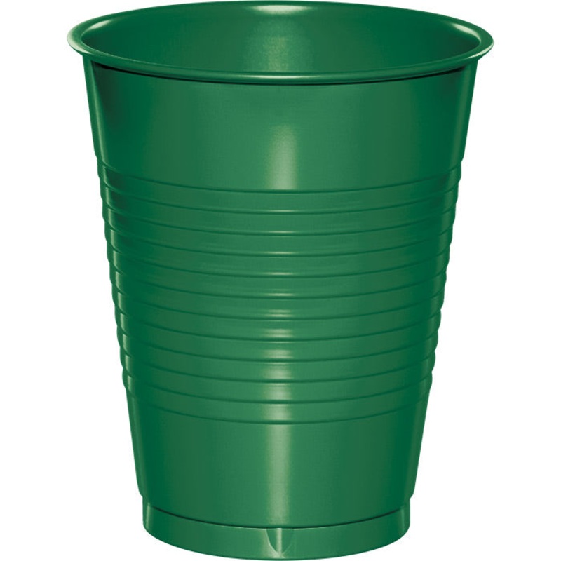 Emerald Green 16 Oz Plastic Cups (20/Pkg)