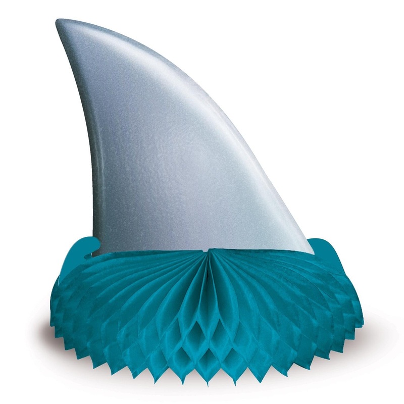 36 Pack Bulk Shark Fin Decoration Party Centerpieces