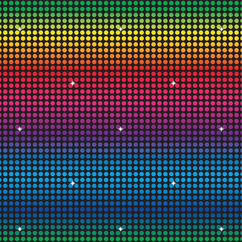 6 Pack Bulk Disco Party Backdrop
