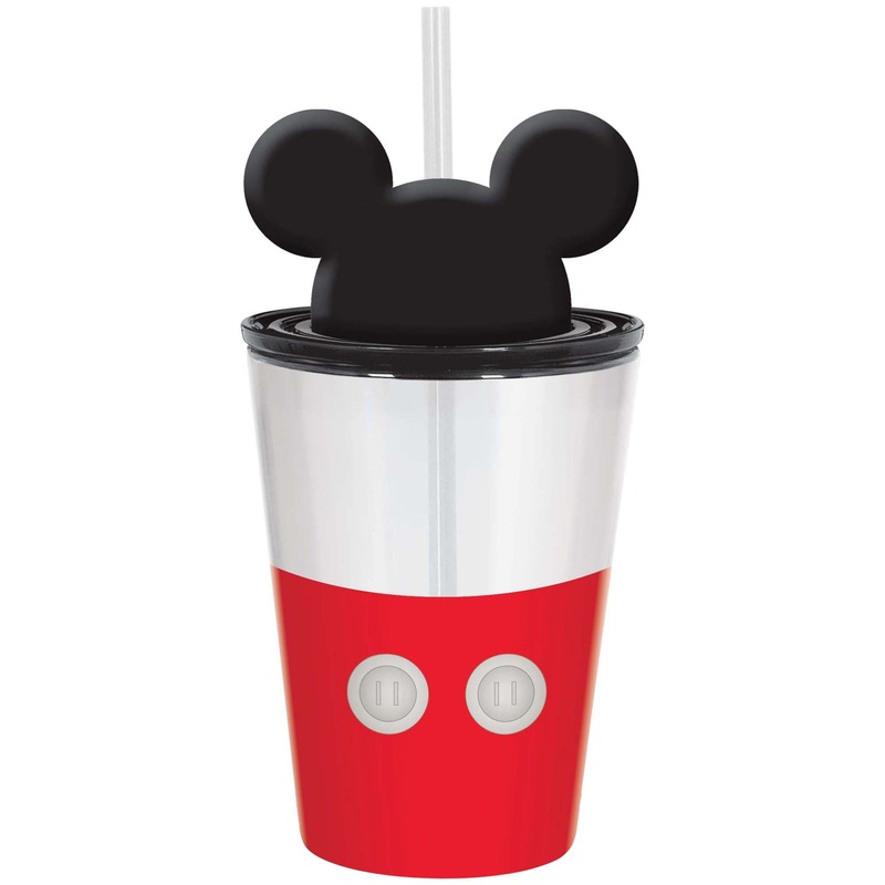 Mickey Mouse Forever Party Cup w/ Straw & Lid
