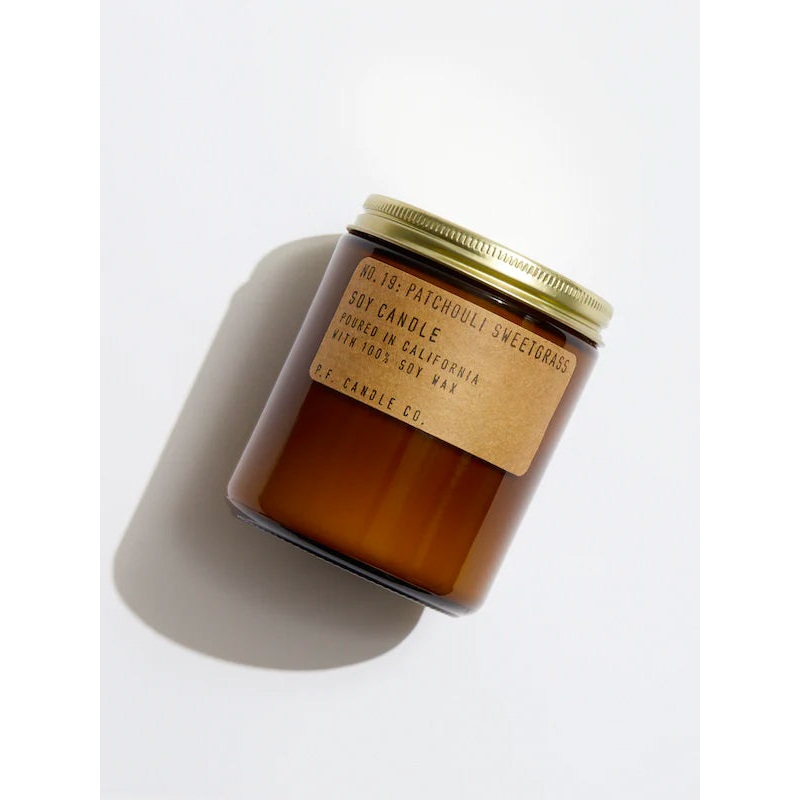 Patchouli Sweetgrass Soy Candle: 7.2 oz