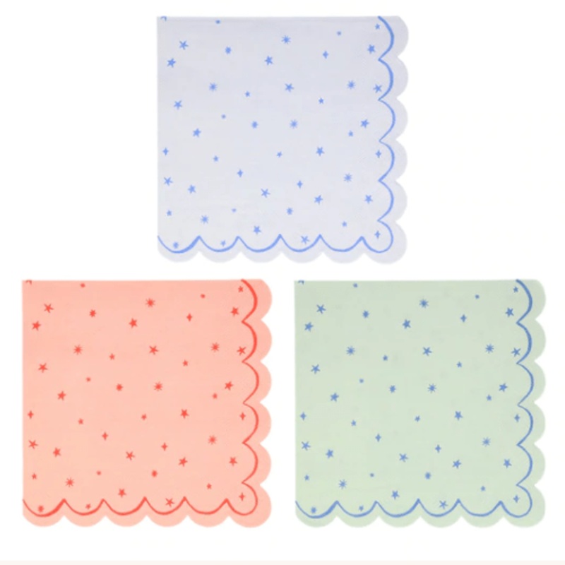 Star Pattern Large Napkins