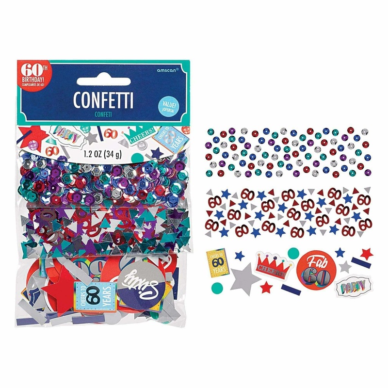 Value Pack Confetti - Here's To 60