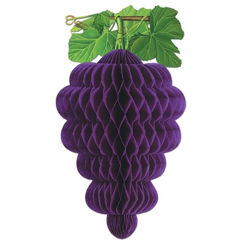 12 Pack Bulk Tissue Grape Cluster Party Decoration