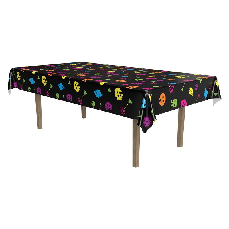 12 Pack Bulk 80's Party Tablecover