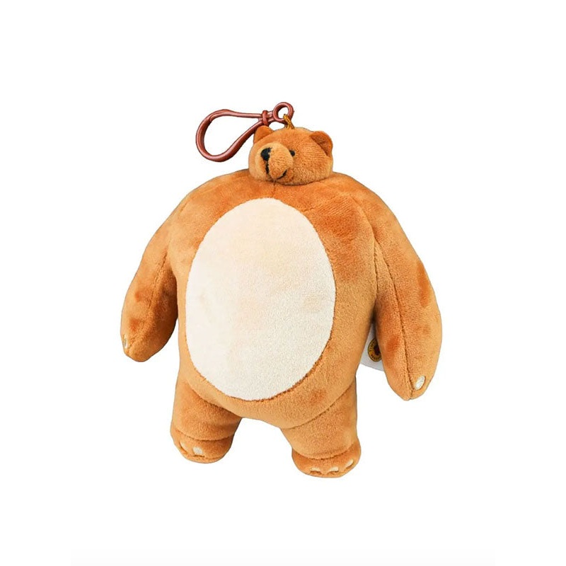 Tiny Headed Pip Bear Keychain: Brown