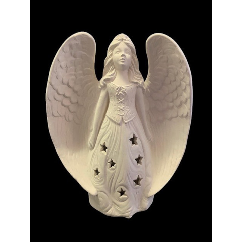 Angel with Stars in Gown  Lantern