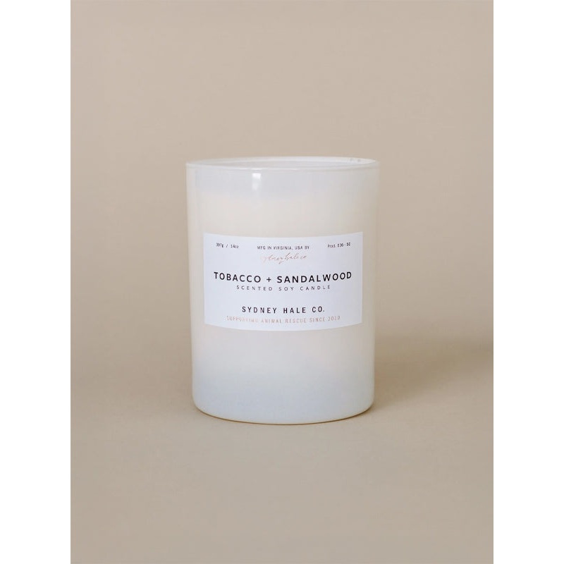 Tobacco & Sandalwood Soy Candle