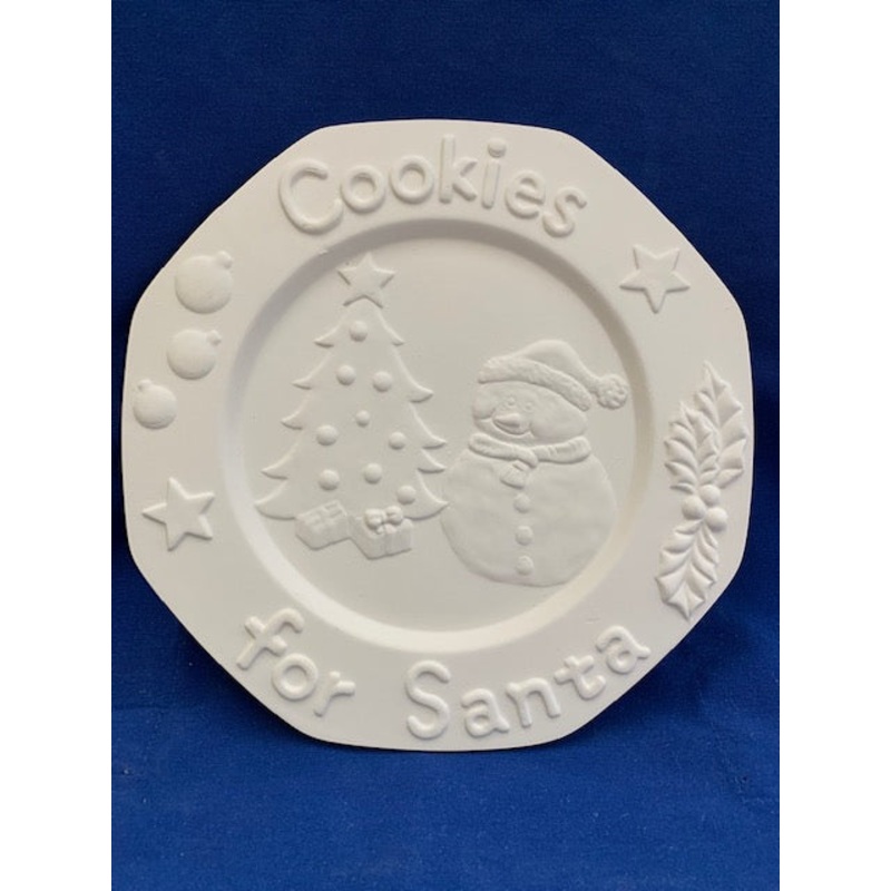 Cookies for Santa Plate