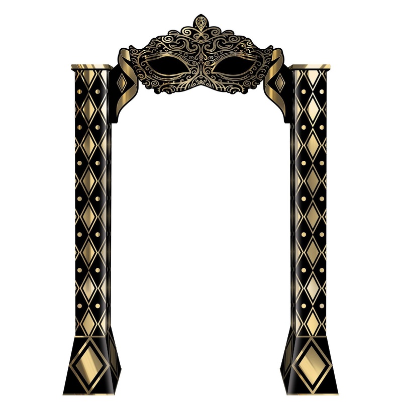 Masquerade 3-D Archway Prop