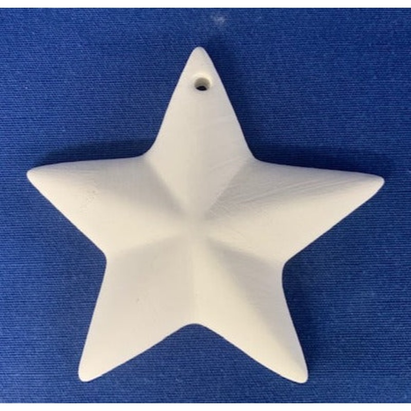 Faceted Star Christmas Ornament
