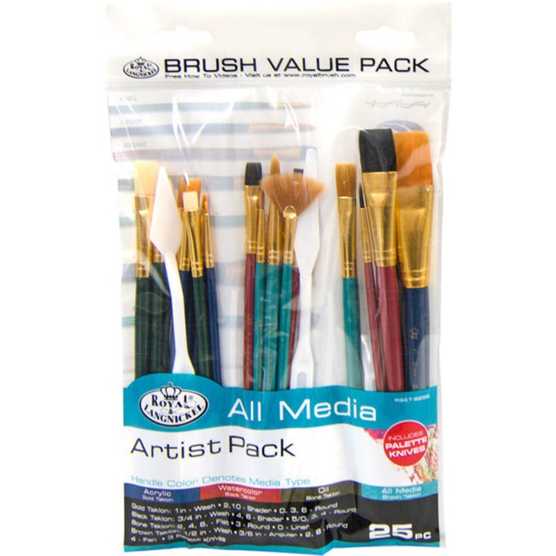 Royal All Media Value Brush Pack (25pc)
