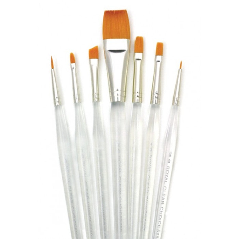 Royal SET-CLSPECIAL7 Clear Choice Special 7 Brush Set (7pc)