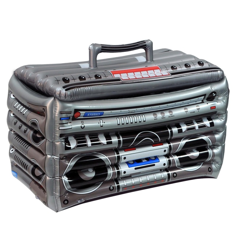 6 Pack Bulk Inflatable Boom Box Party Cooler