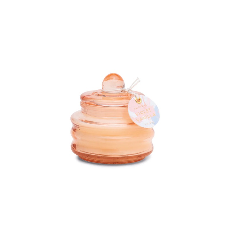 Beam Glass Candle: Violet Vanilla 3 oz. (Blush)