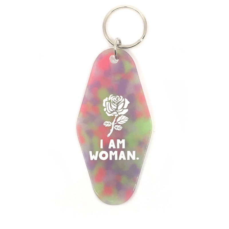"I Am Woman" Key Tag