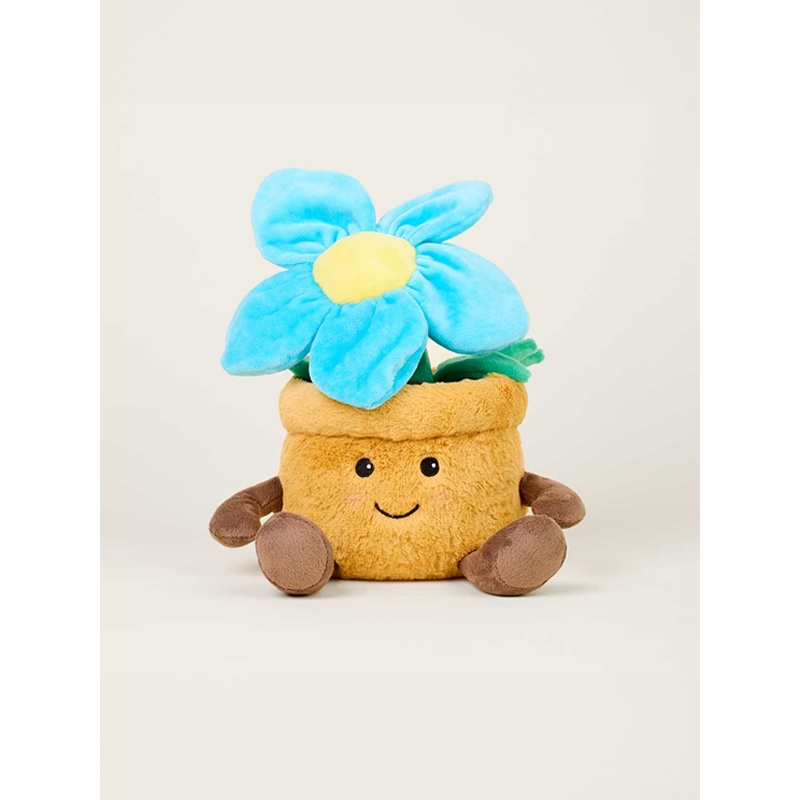 Flower Pot Warmies: Blue