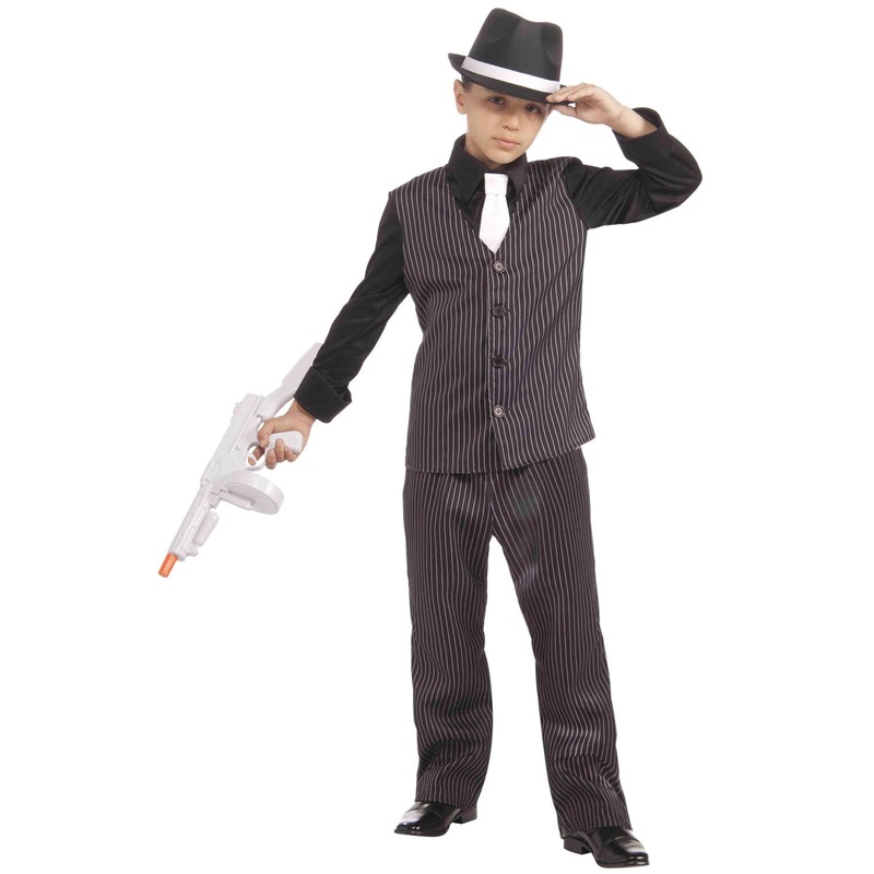 20s Lil Mob Gangster Child Costume
