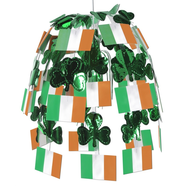 12 Pack Bulk Irish Flag Cascade Party Decoration