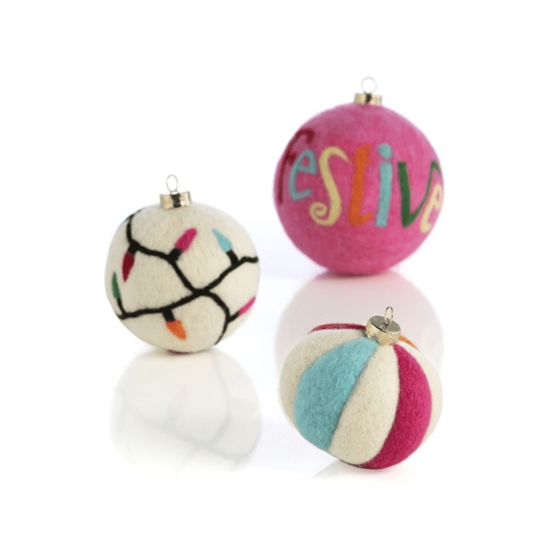 "Festive" Ornament Set