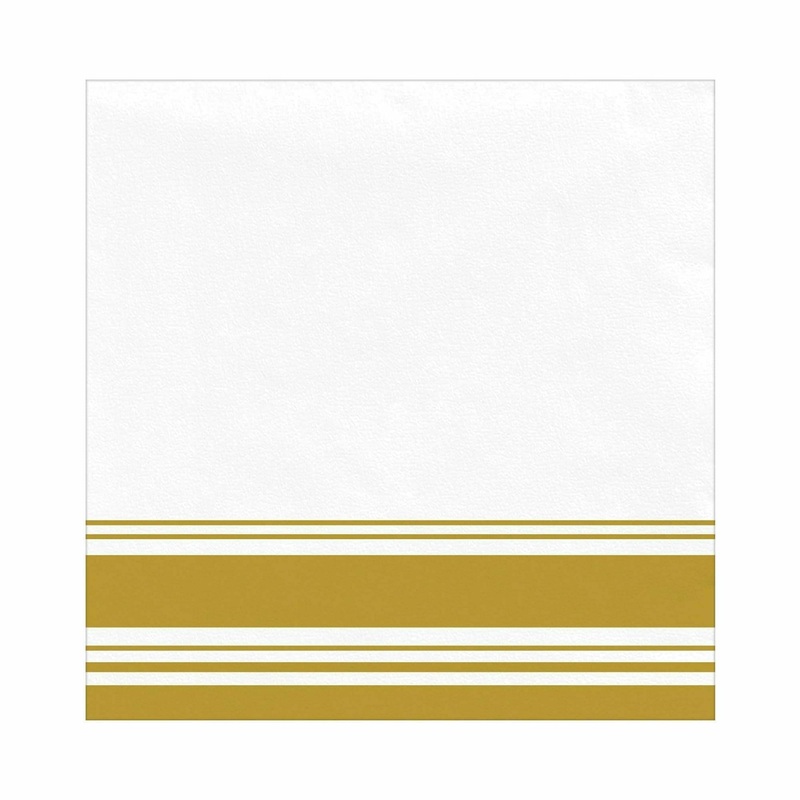 Airlaid Beverage Napkin - Gold