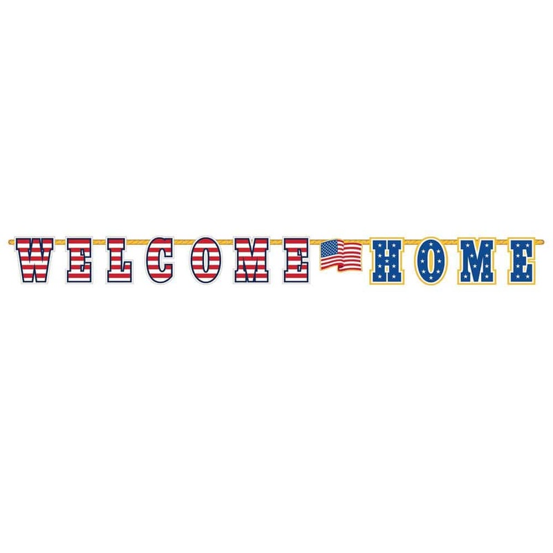 Welcome Home American Pride Jointed Banner