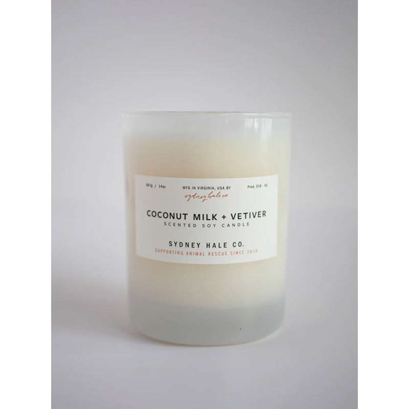 Coconut Milk & Vetiver Soy Candle